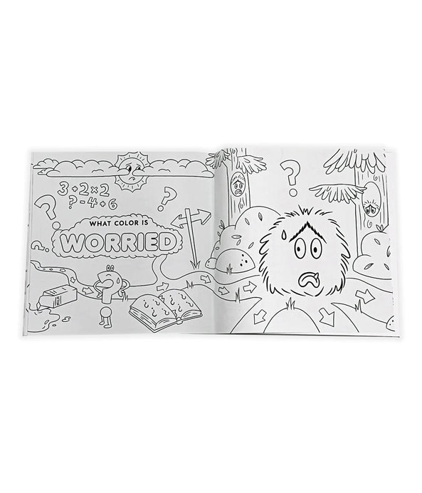 All My Emotions: Feelings Friends 24-Page, Large Coloring Book